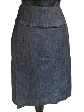 Gap Charcoal Gray A-Line Career Skirt Size 6